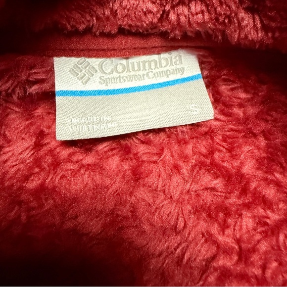 Columbia Jacket Fire Side II Sherpa Full Zip Fleece SZ S Spring Outdoor Granola - Picture 6 of 12